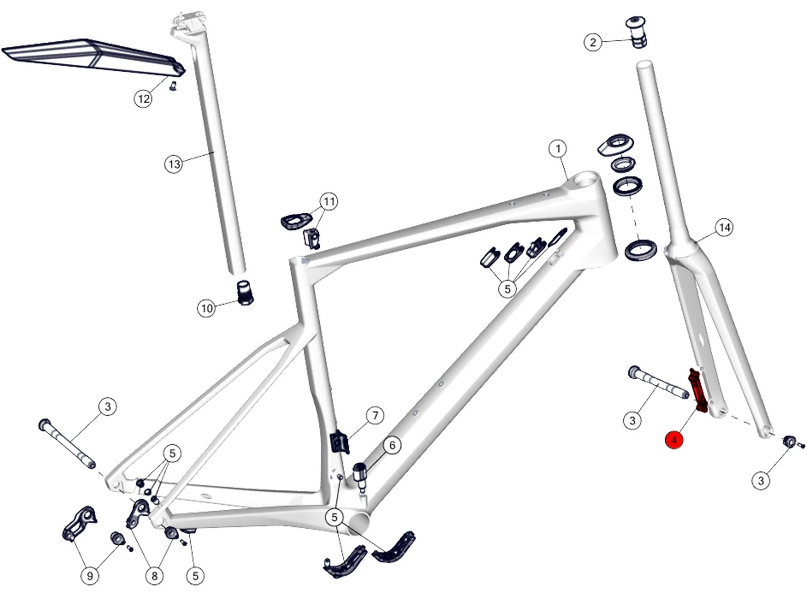BMC Adaptateur étrier De Frein Roadmachine MY2021 30000715 4 BMC Adaptateur étrier De Frein Roadmachine MY2021 30000715 – Image 2