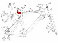 BMC Collier Tige De Selle Timemachine (arrière) - 300657 -Magasin De Pièces SRAM bmc collier tige de selle timemachine arriere 300657 2