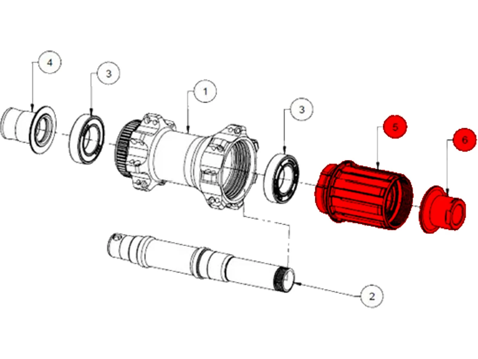 BMC Corps De Roue Libre XDR CRD-351 (all MY) / CRD-321/400/501/XRD-522 (MY22) 4 BMC Corps De Roue Libre XDR CRD-351 (all MY) / CRD-321/400/501/XRD-522 (MY22) – Image 2
