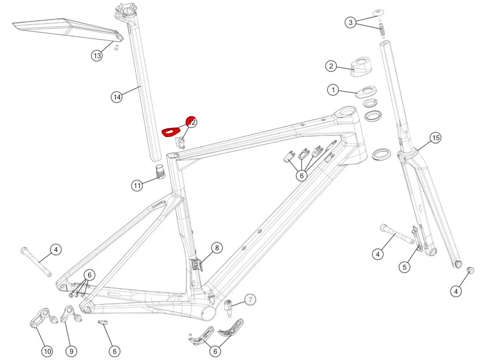 BMC Couvercle Collier De Selle Roadmachine MY2022 - 30003216 4 BMC Couvercle Collier De Selle Roadmachine MY2022 - 30003216 – Image 2