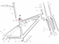 BMC Couvercle Collier De Selle URS01 / URS / URS LT - 30003217