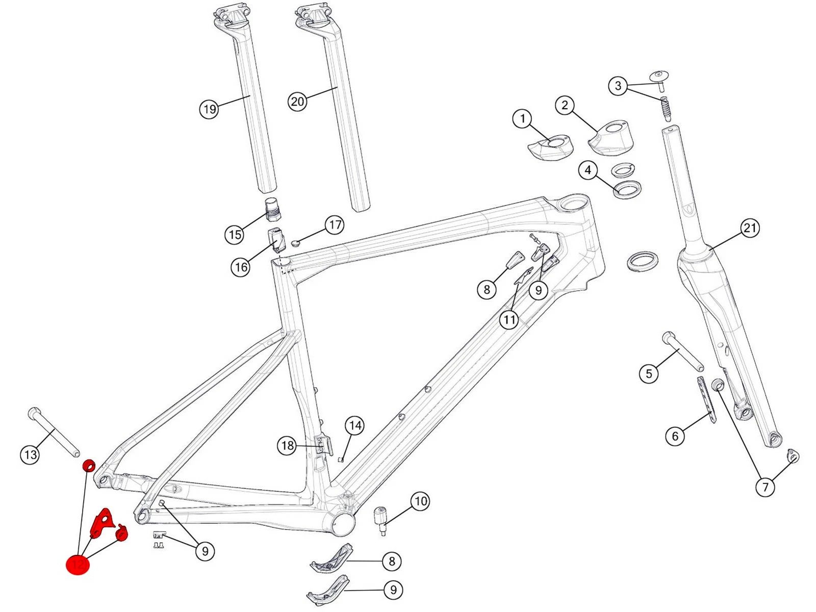 BMC Dropout 52 Patte De Dérailleur 300696 Roadmachine 2017-2019 4 BMC Dropout 52 Patte De Dérailleur 300696 Roadmachine 2017-2019 – Image 2