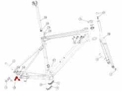 BMC Dropout 58 Patte De Dérailleur 301092 (standard) -Magasin De Pièces SRAM bmc dropout 58 patte de derailleur 301092 standard 3