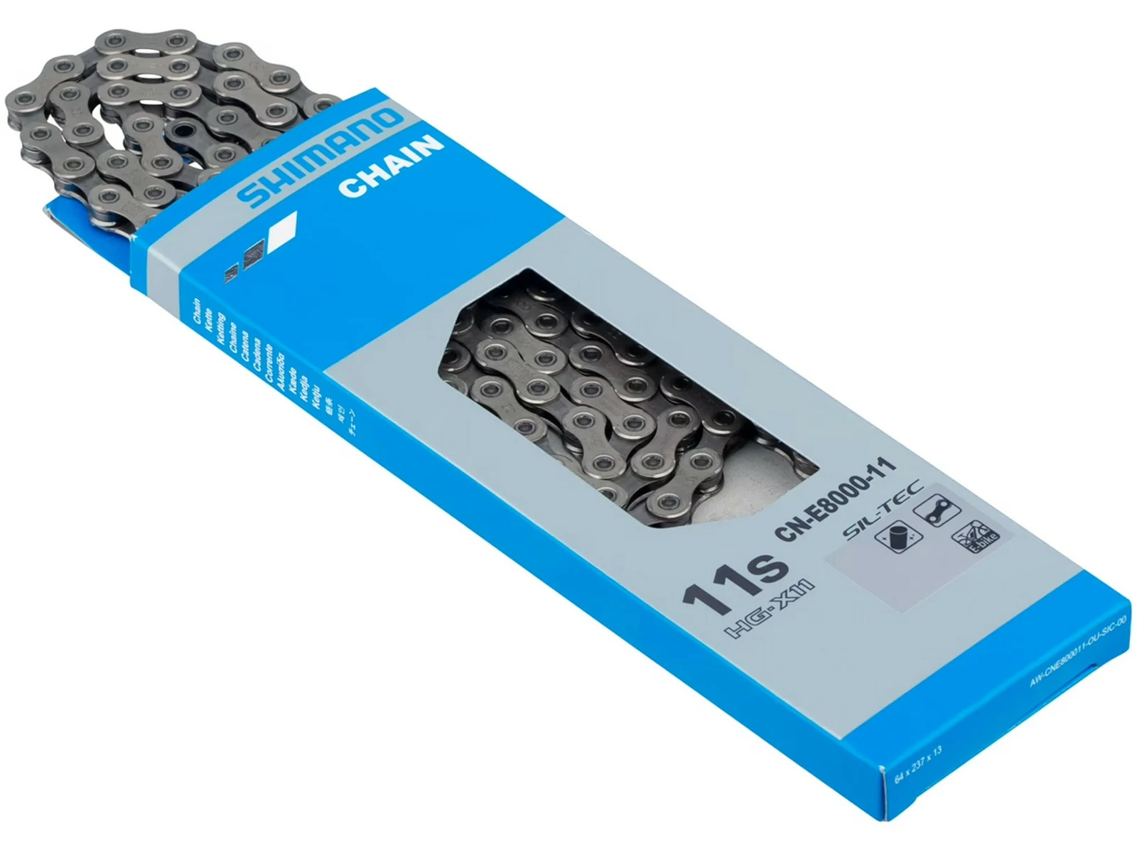 SHIMANO Chaîne E8000 11v Quick-Link 138 Maillons 3 SHIMANO Chaîne E8000 11v Quick-Link 138 Maillons