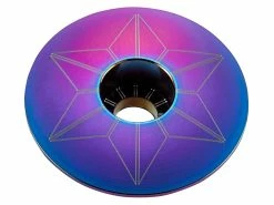 SUPACAZ Capot De Direction Anodized Star Cap